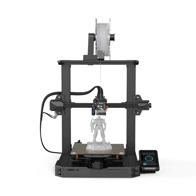 Imprimante 3D Creality3d Imprimante 3D Creality Ender-3 S1 Pro + PLA+  Filament d'impression 3D 1,75mm 1kg - Blanc