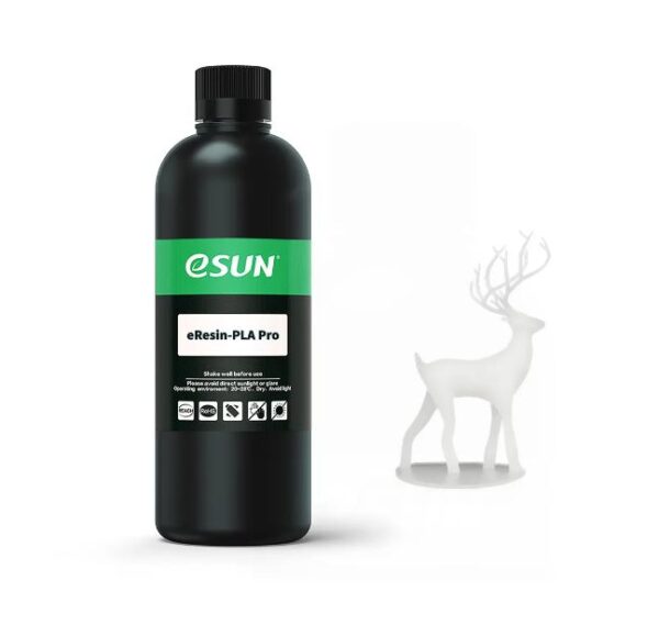 eResin-PLA Pro White / Black 1kg 405NM - Image 2