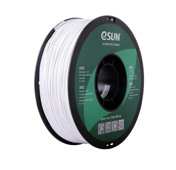 eSun ABS 1.75mm 3D Printing Filament 1kg-Cold White