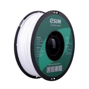 eSun PetG 1.75mm 3D Printing Filament 1kg- Solid White