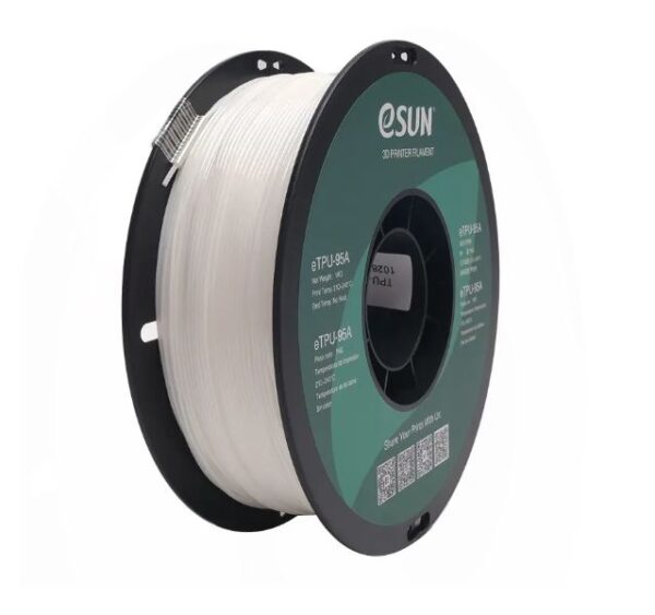 eSun eTPU 1.75mm 3D Printing Filament 1kg-White