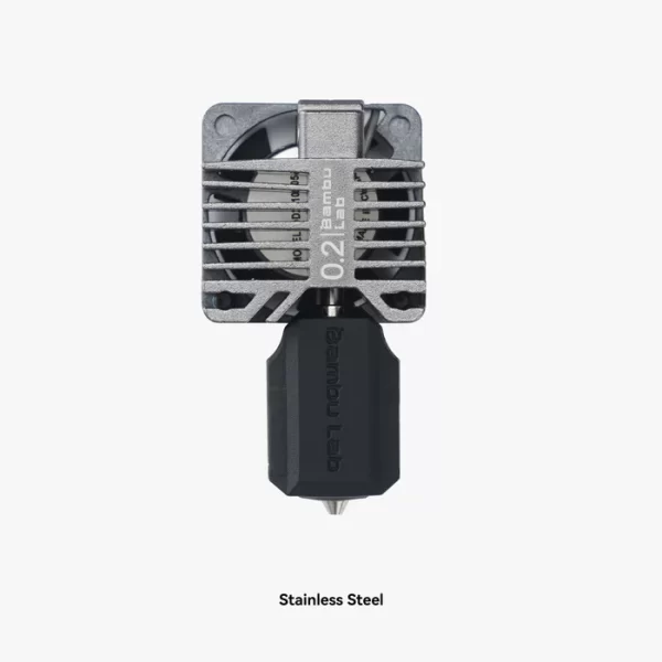 Bambulab P1P - Complete hotend assembly with stainless steel nozzle-0.2mm