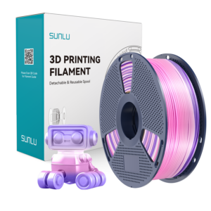 Sunlu PLA+ Silk Rainbow 1.75mm 3D Printing Filament 1kg
